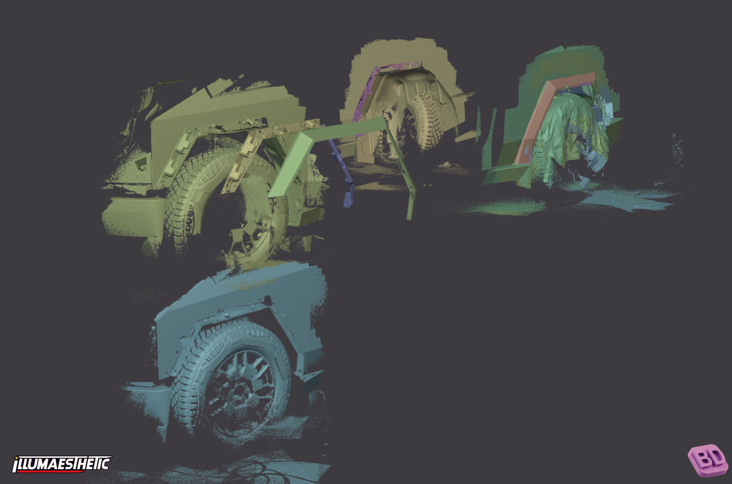 Tesla Cybertruck 3D Scan (2024+)