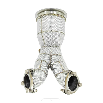 High Flow 304 Stainless Exhaust Downpipe for Audi SQ5 B9 3.0T