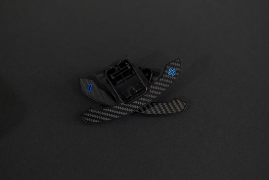 BMW G/F Series G80 Style OEM QUALITY Carbon Fiber Paddle Shifters Blue