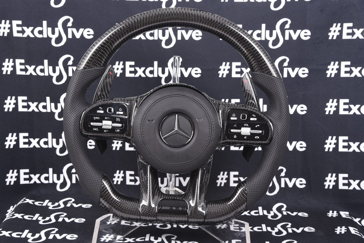 Mercedes Benz 2018+ AMG Model Custom Steering Wheel by Exclusive Steering