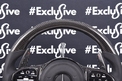 [Upgrade Conversion] Mercedes Benz 2018+ AMG Model Custom Steering Wheel by Exclusive Steering