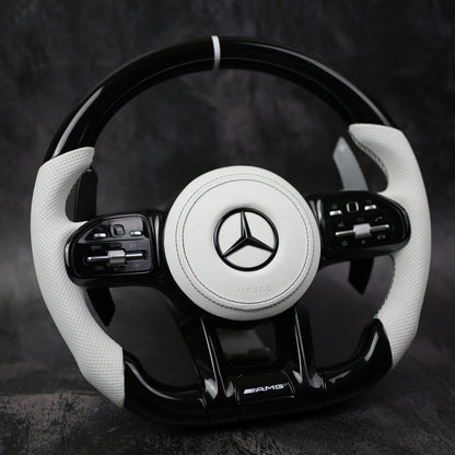 [Upgrade Conversion] Mercedes Benz 2018+ AMG Model Custom Steering Wheel by Exclusive Steering