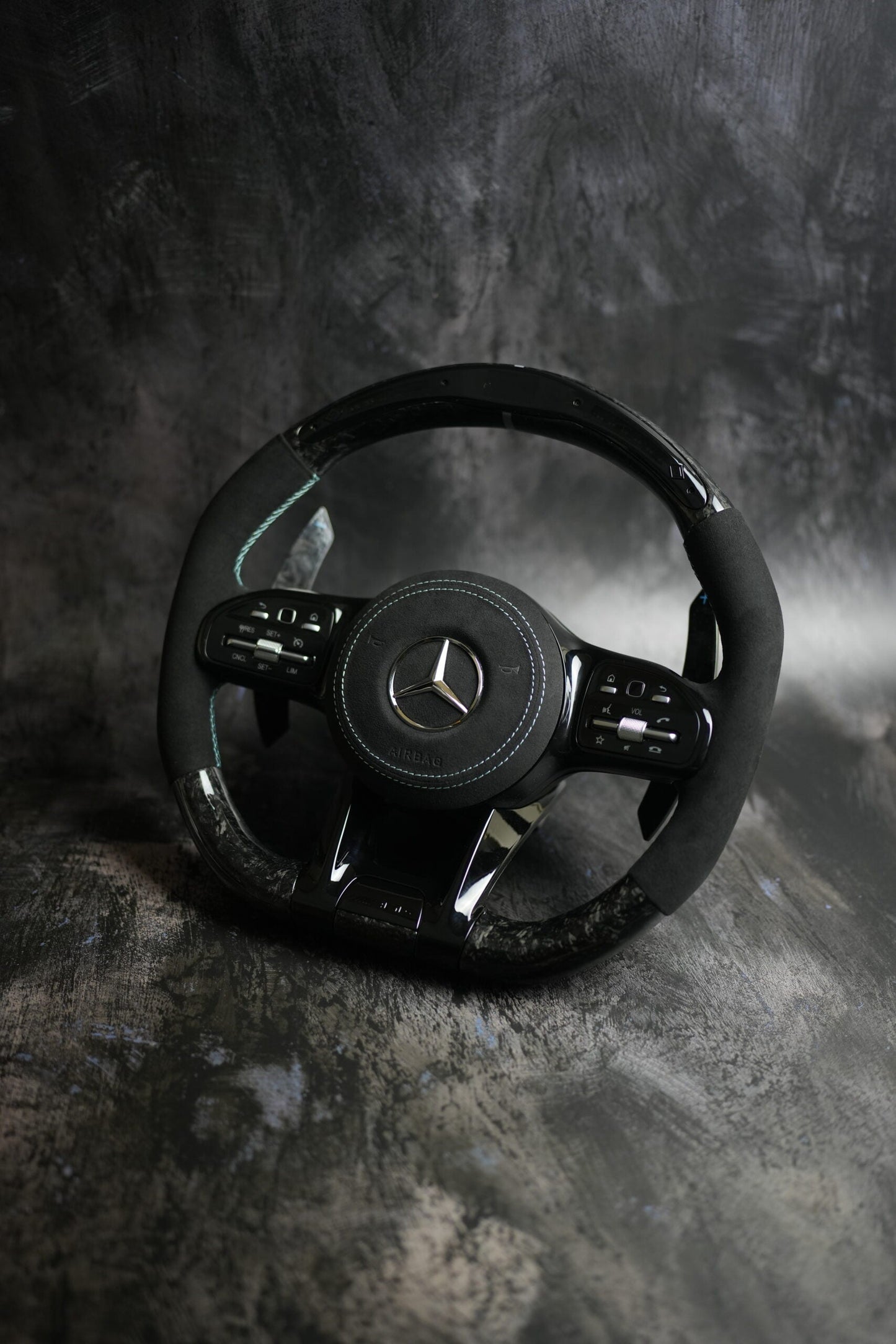 [Upgrade Conversion] Mercedes Benz 2018+ AMG Model Custom Steering Wheel by Exclusive Steering