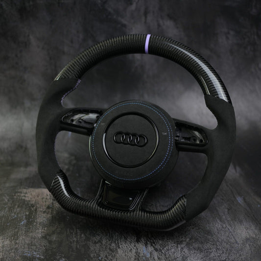 2012-2018 Audi A3 / A4 / A5 / A6 / A7 / A8 / S3 / S4 / S5 / S6 / S7 / S8 / RS7 Custom Steering Wheel by Exclusive Steering