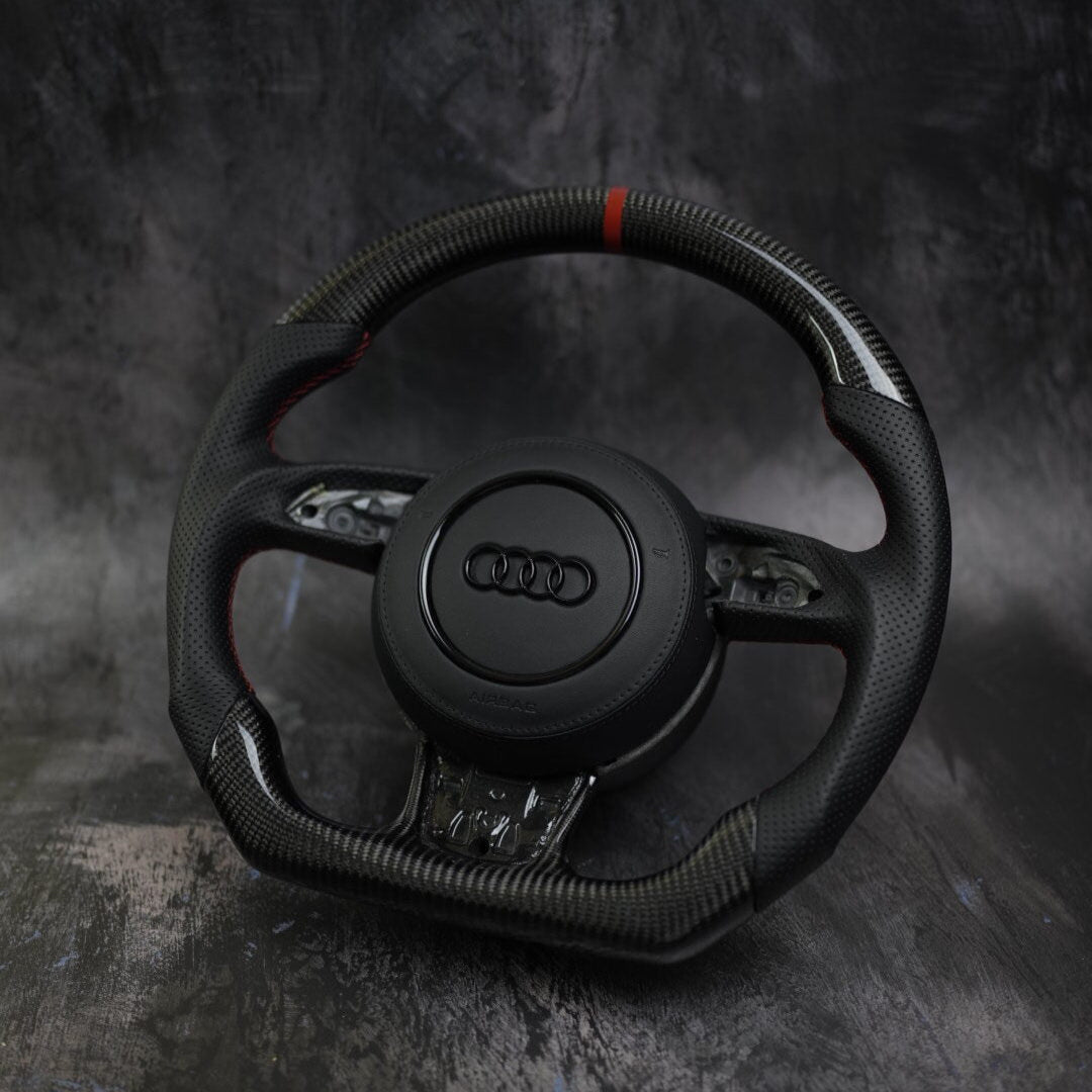 2012-2018 Audi A3 / A4 / A5 / A6 / A7 / A8 / S3 / S4 / S5 / S6 / S7 / S8 / RS7 Custom Steering Wheel by Exclusive Steering