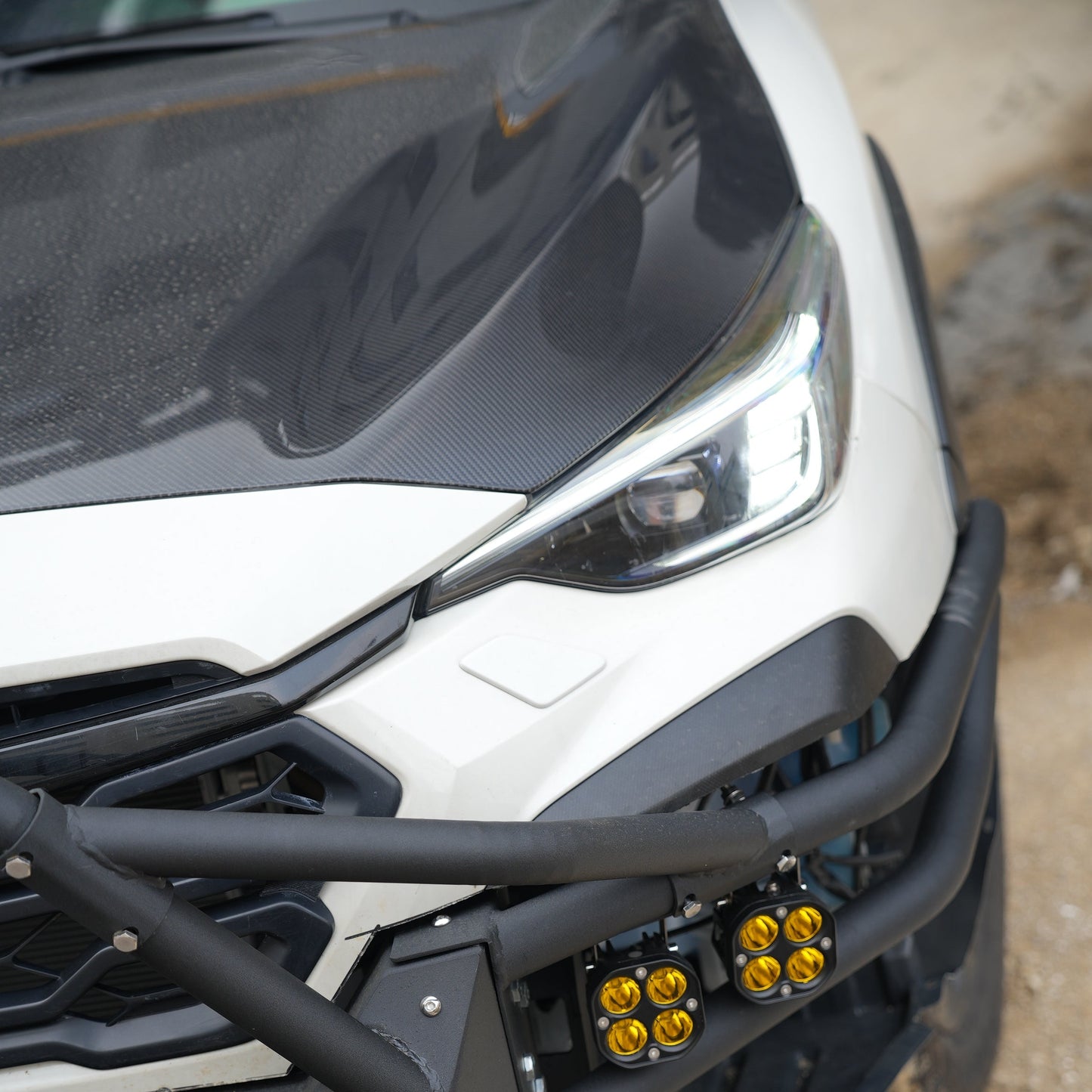 JDMuscle [24+ Subaru Crosstrek] Carbon Fiber Hood - OEM Style