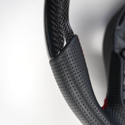 Racing Art Carbon Fiber Steering Wheel | Multiple Options Available- 2020+ A90 Toyota Supra MKV