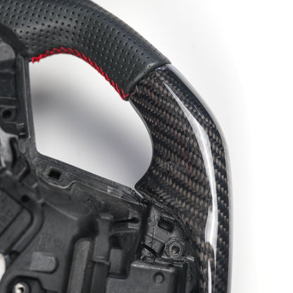 Racing Art Carbon Fiber Steering Wheel | Multiple Options Available- 2020+ A90 Toyota Supra MKV