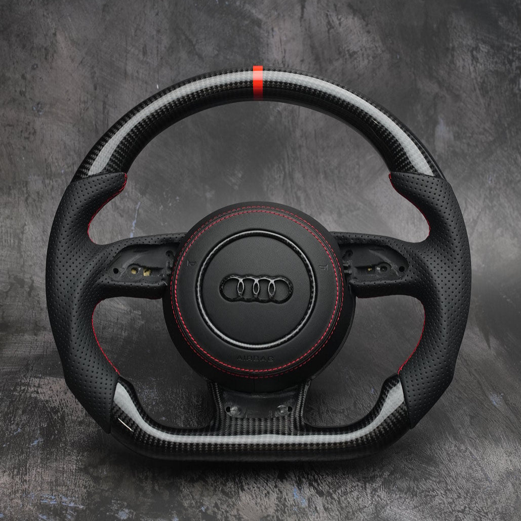 2012-2018 Audi A3 / A4 / A5 / A6 / A7 / A8 / S3 / S4 / S5 / S6 / S7 / S8 / RS7 Custom Steering Wheel by Exclusive Steering