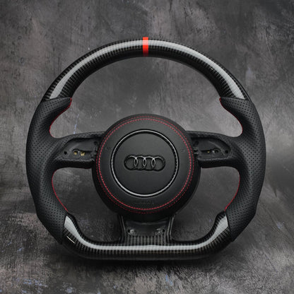 2012-2018 Audi A3 / A4 / A5 / A6 / A7 / A8 / S3 / S4 / S5 / S6 / S7 / S8 / RS7 Custom Steering Wheel by Exclusive Steering