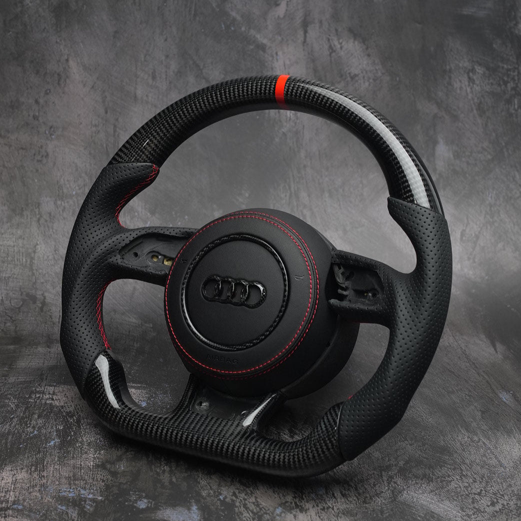 2012-2018 Audi A3 / A4 / A5 / A6 / A7 / A8 / S3 / S4 / S5 / S6 / S7 / S8 / RS7 Custom Steering Wheel by Exclusive Steering