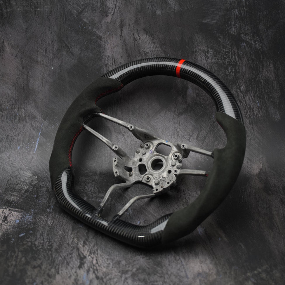 2014-2020 Porsche 911 (991.2) / GT3/GT3RS(991) / 718 Boxster/Cayman (982) / Cayenne (958.2) / Panamera (971) / Macan(95B)  |  Custom Steering Wheel by Exclusive Steering