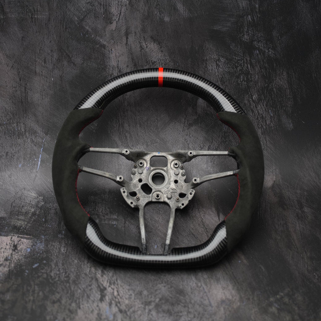 2014-2020 Porsche 911 (991.2) / GT3/GT3RS(991) / 718 Boxster/Cayman (982) / Cayenne (958.2) / Panamera (971) / Macan(95B)  |  Custom Steering Wheel by Exclusive Steering