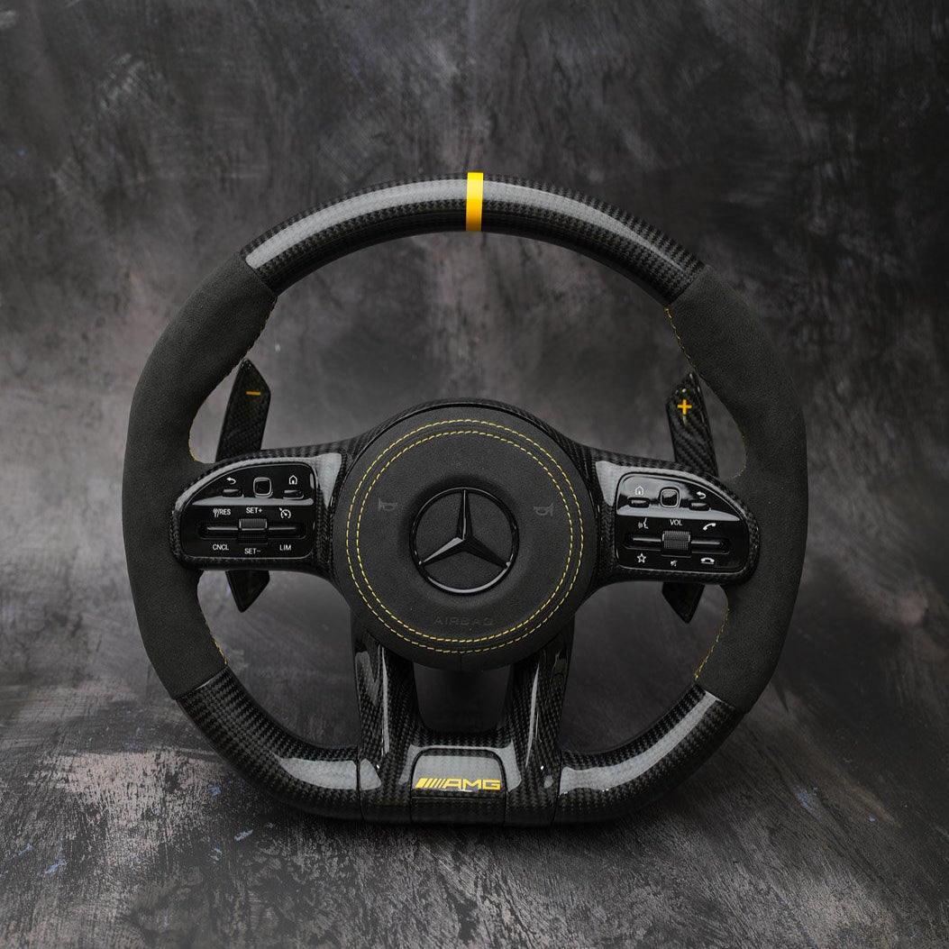 Mercedes Benz 2018+ AMG Model Custom Steering Wheel by Exclusive Steering