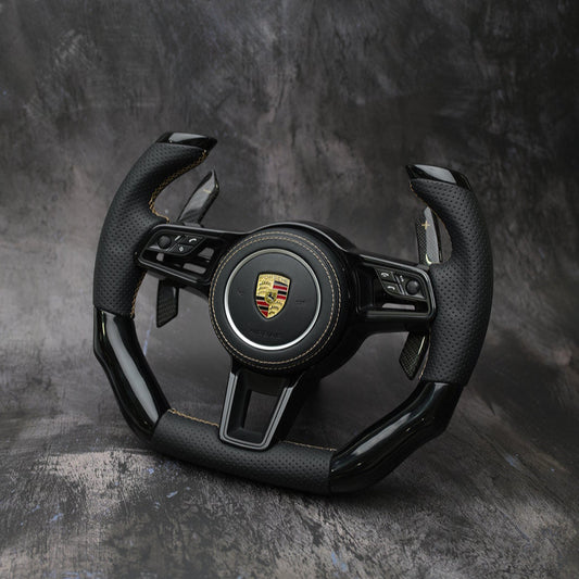 2014-2020 Porsche 911 (991.2) / GT3/GT3RS(991) / 718 Boxster/Cayman (982) / Cayenne (958.2) / Panamera (971) / Macan(95B)  |  Custom Steering Wheel by Exclusive Steering