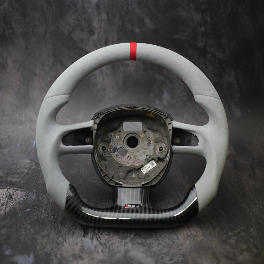 2005-2011 Audi A3 / A4 / A5 / A6 / Q5 / Q7 / S4 / S5  Custom Steering Wheel by Exclusive Steering