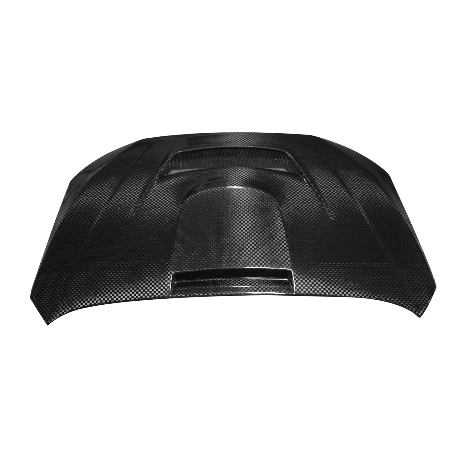 JDMuscle [15-21 WRX/STI w/ FMIC] Tanso Carbon Fiber Hood V3 Scoopless