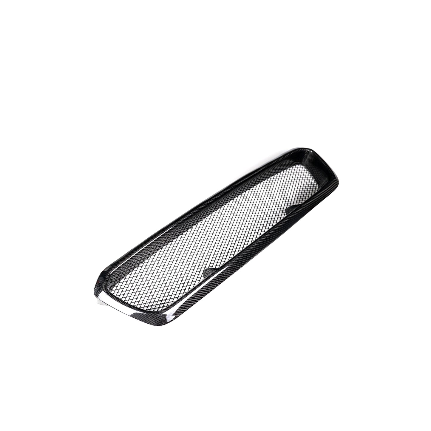 JDMuscle Tanso Carbon Fiber / Gloss Black Grille V4 - 15-17 WRX/STI