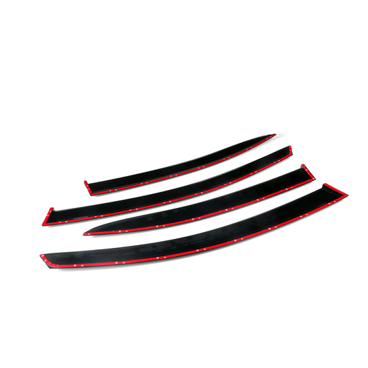 JDMuscle [15-21 WRX/STI] OE Style Rain Guards / Window Visors