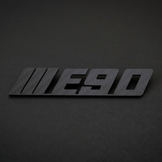 BMW Carbon Fiber E90 Emblem Gloss & Matte