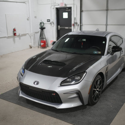 JDMuscle [22+BRZ/GR86] Tanso Carbon Fiber Hood - STI style