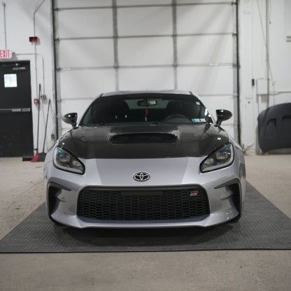JDMuscle [22+BRZ/GR86] Tanso Carbon Fiber Hood - STI style