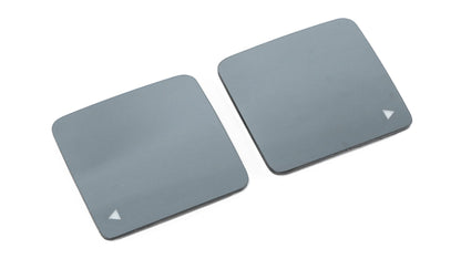 OLM Convex Mirrors with Defrosters and BSM (Chrome) - 2018+ Wrangler