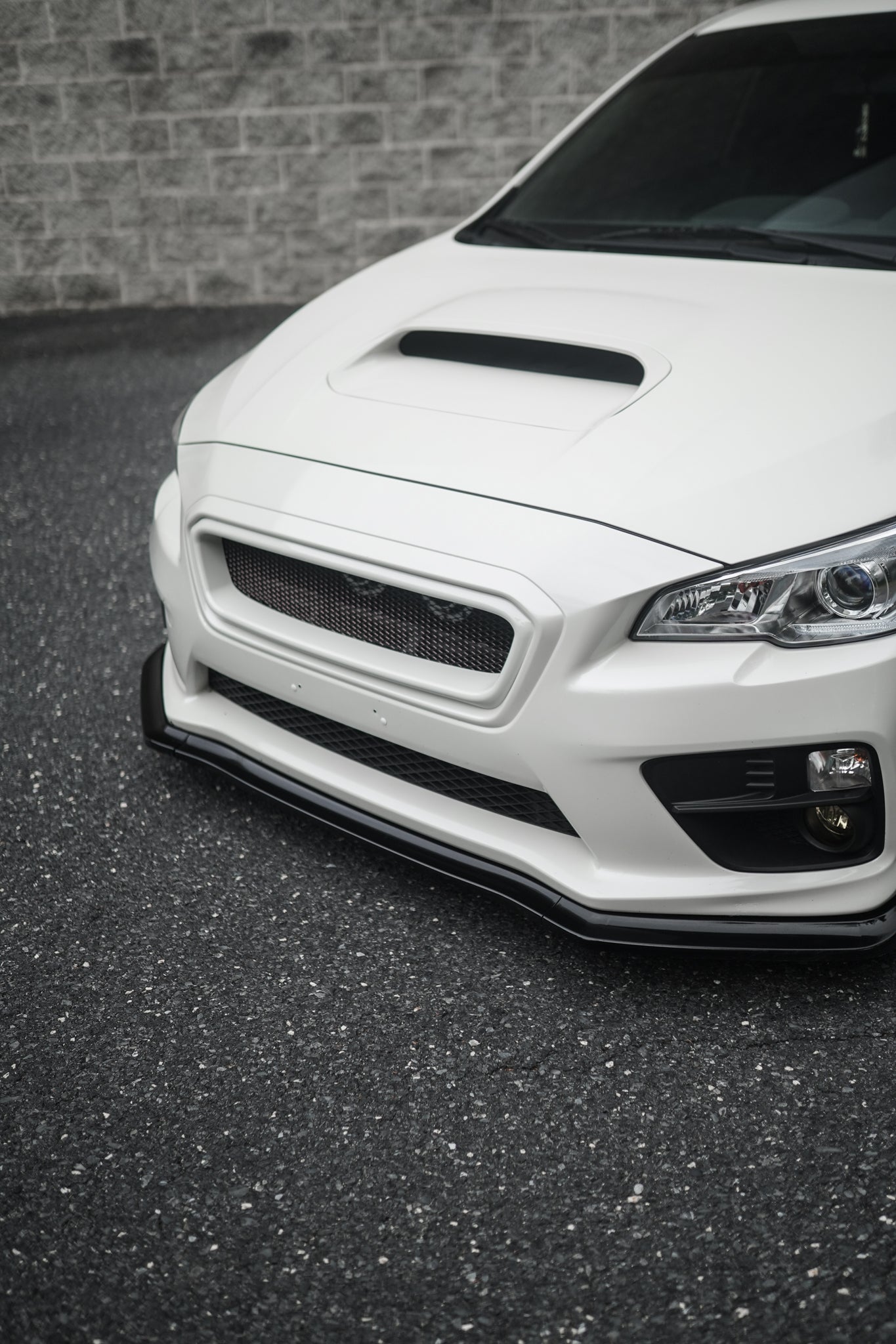 JDMuscle [15-17 WRX/STI] CS Style Front Bumper Grille-Paint Matched/Gloss Black
