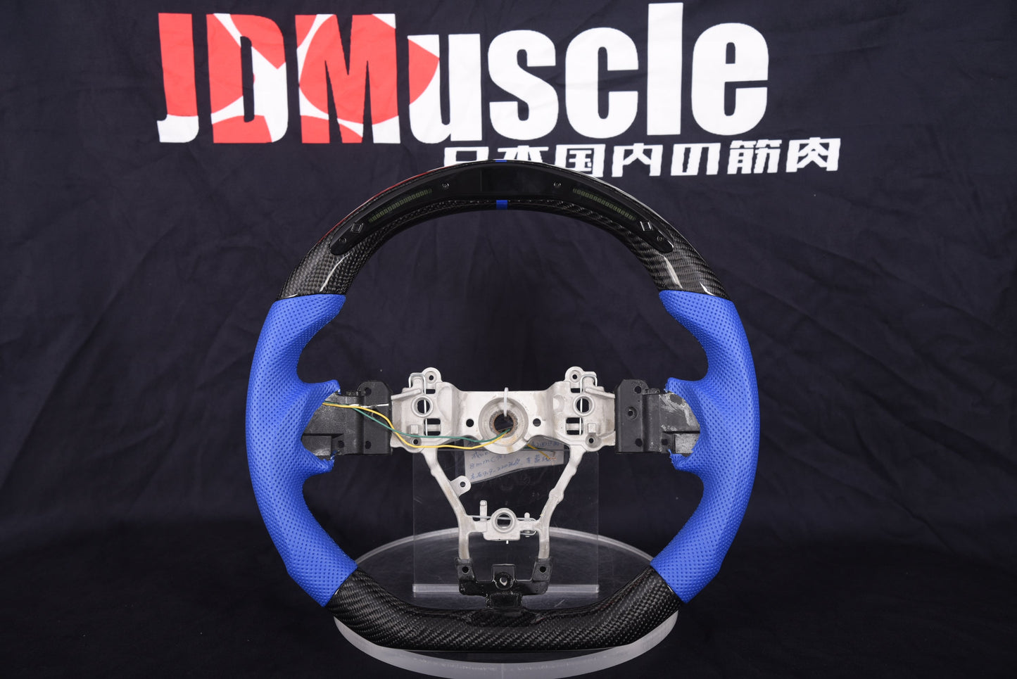 JDMuscle [15-21 WRX/STI] Custom Carbon Fiber Steering Wheel