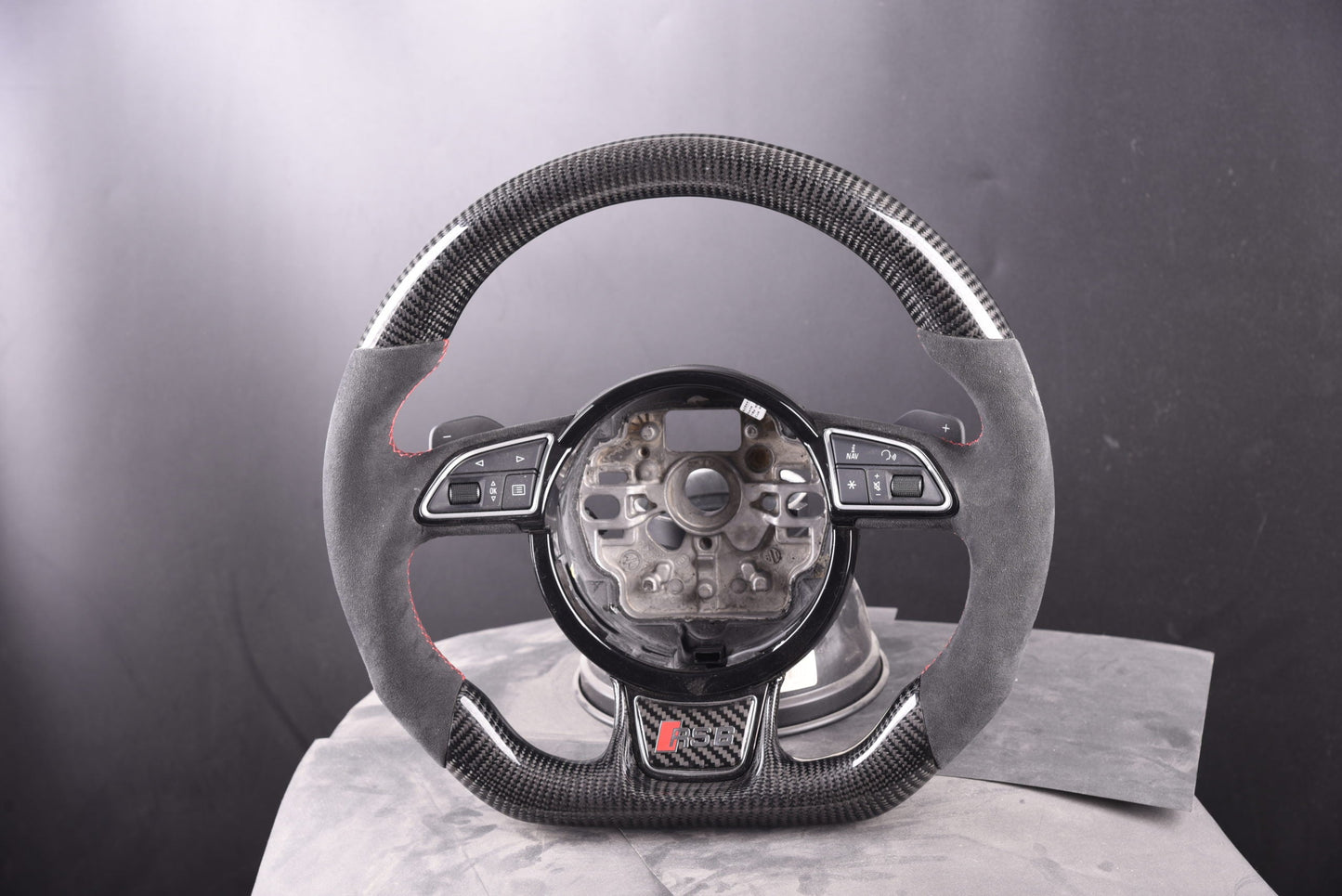 2012-2018 Audi A3 / A4 / A5 / A6 / A7 / A8 / S3 / S4 / S5 / S6 / S7 / S8 / RS7 Custom Steering Wheel by Exclusive Steering