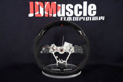 JDMuscle [15-21 WRX/STI] Custom Carbon Fiber Steering Wheel