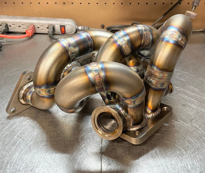 CCdesign 1G/2G DSM Divided T4 Bottom Mount Turbo Manifold