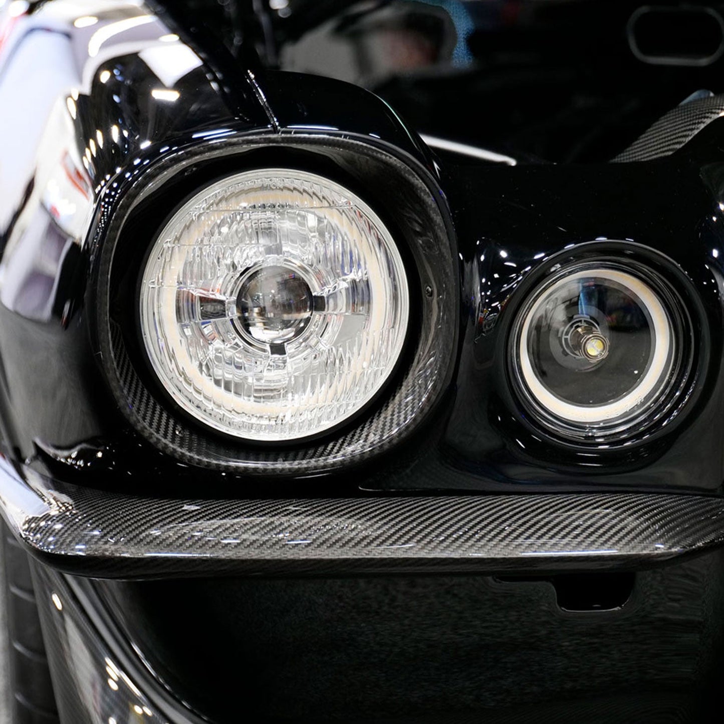 Chrome LED Seven with HDR Switchback Halo with Original Glass