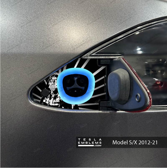 Darth Vader Tesla Charge Port Wrap | Model S