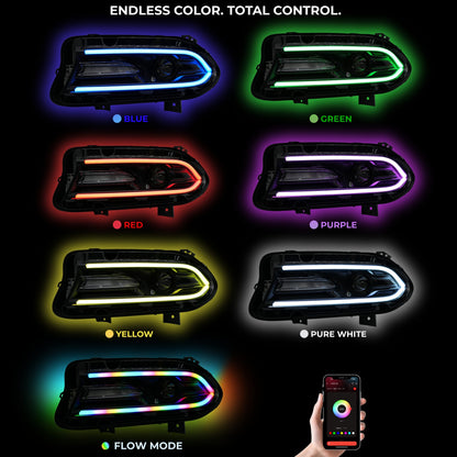Dodge Charger Flow Series DRL Boards 2.0 | Diffused LED (2015-2023)