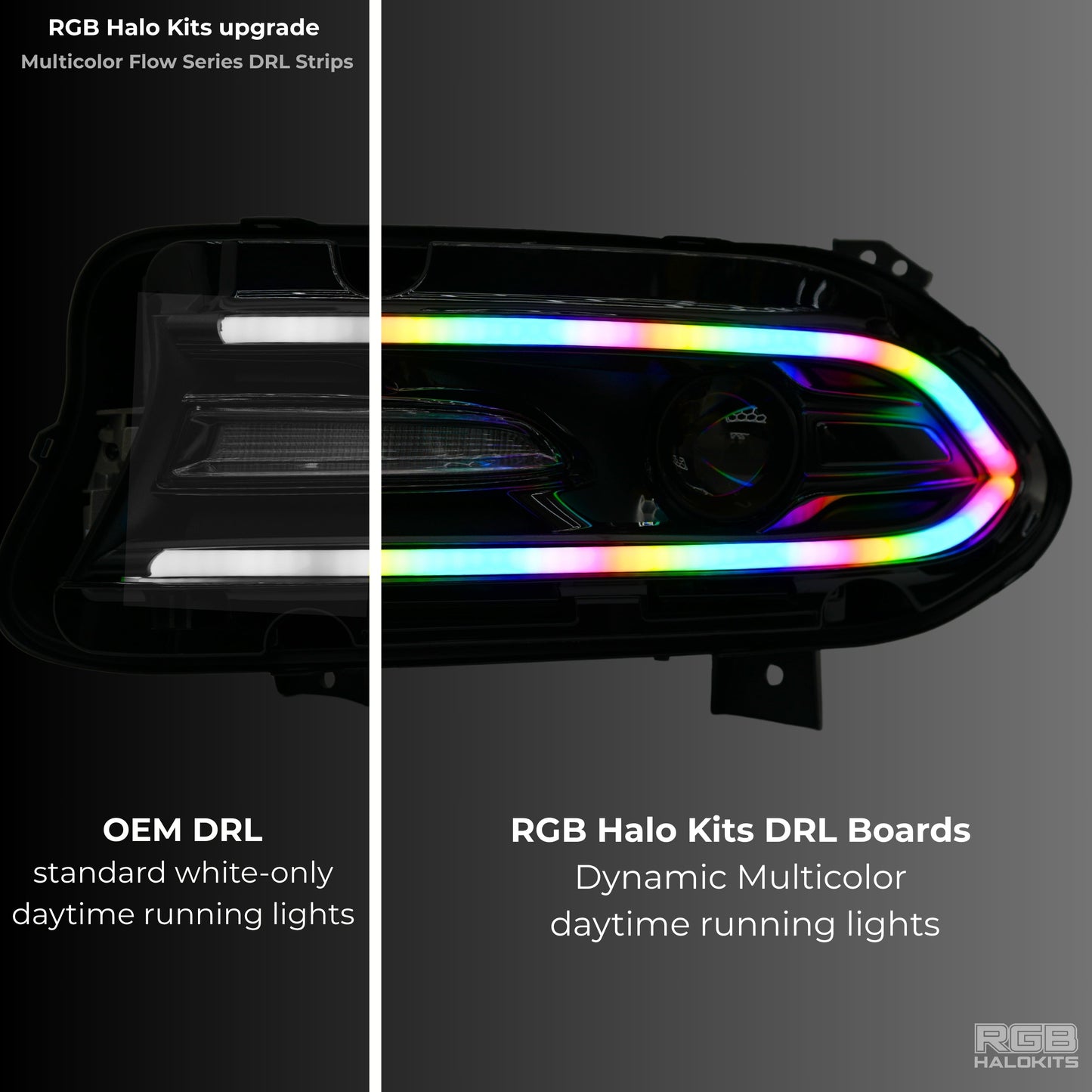 Dodge Charger Flow Series DRL Boards 2.0 | Diffused LED (2015-2023)