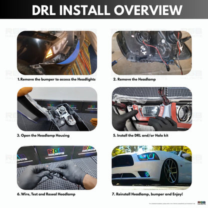 Dodge Charger Flow Series DRL Boards (for 2011-2014 Spec-D Headlights)