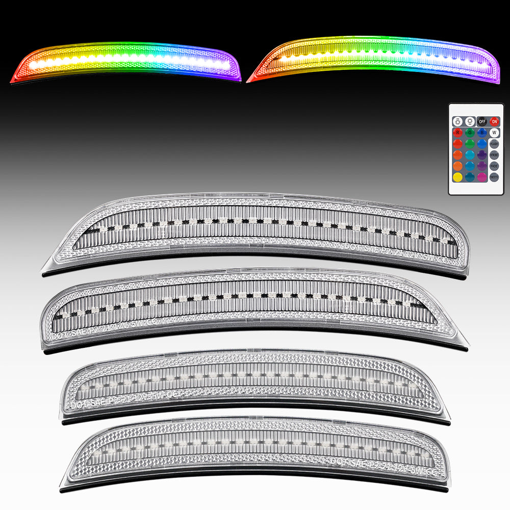 2015-2024 Dodge Charger RGB Clear LED Side Markers