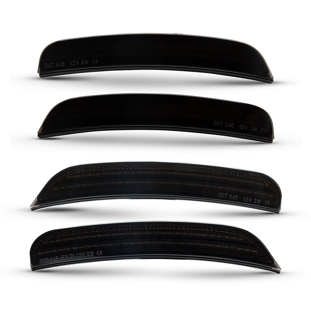 2015-2024 Dodge Charger Smoke White LED Side Markers