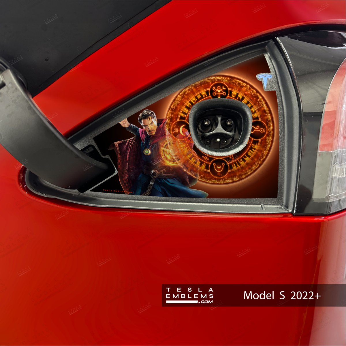 Dr Strange Tesla Charge Port Wrap | Model S