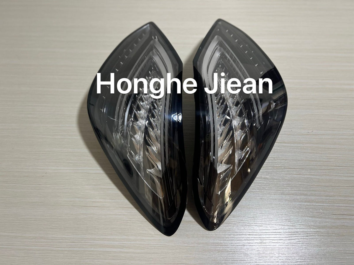 Mercedes-Benz C-Class clear black-housing tail lights by JIEAN Lights – photo 2