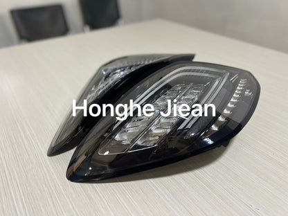 Mercedes-Benz C-Class clear black-housing tail lights by JIEAN Lights – photo 3