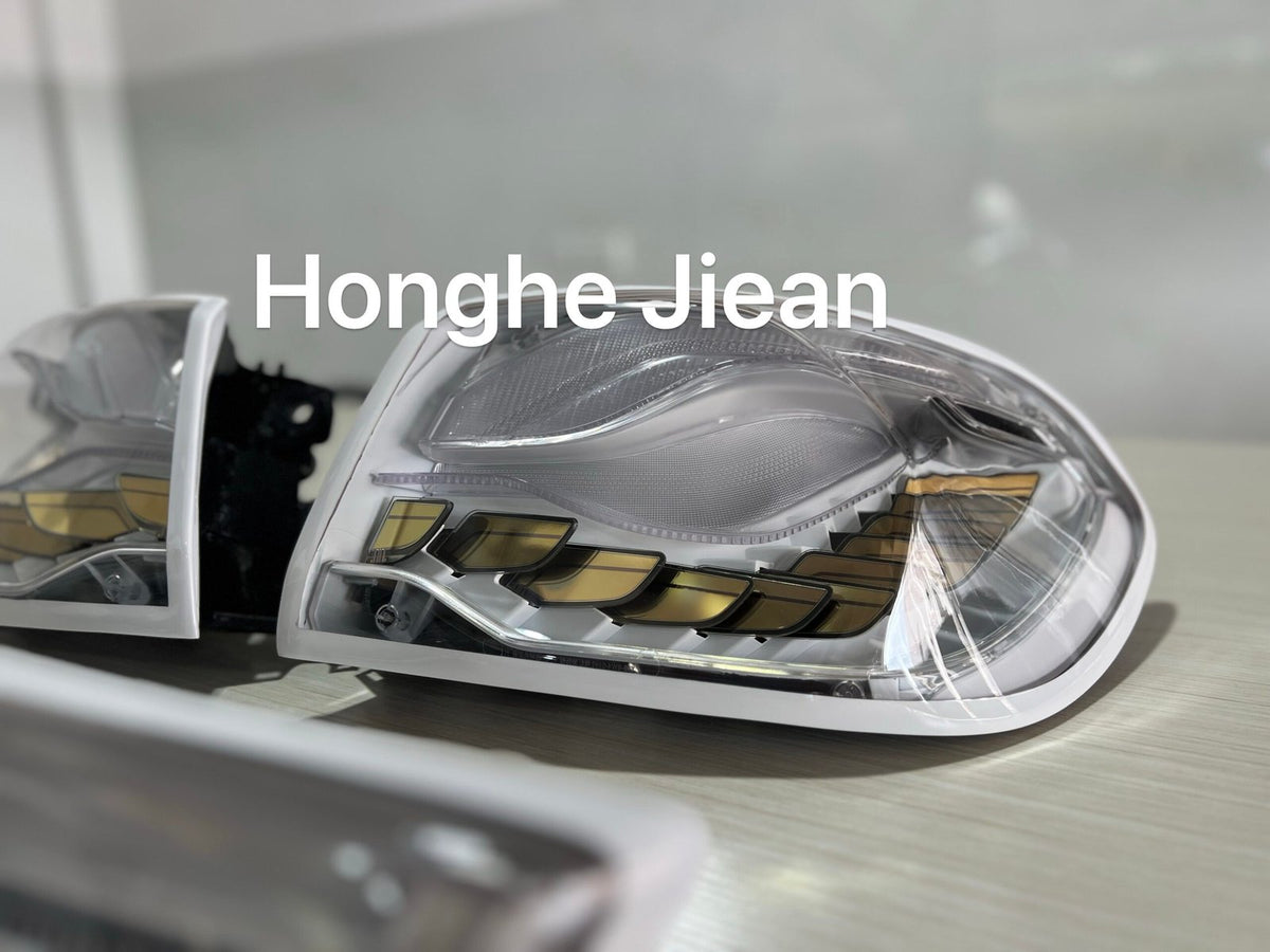 BMW M4 clear white-housing tail lights by JIEAN Lights – photo 3