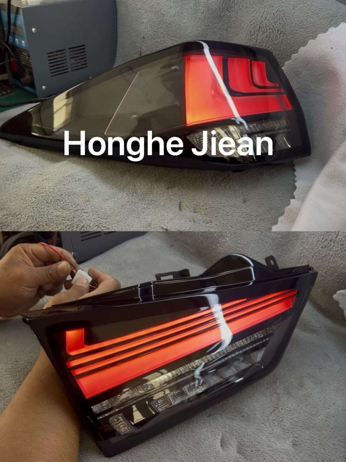 Lexus clear black-housing tail lights by JIEAN Lights – photo 5