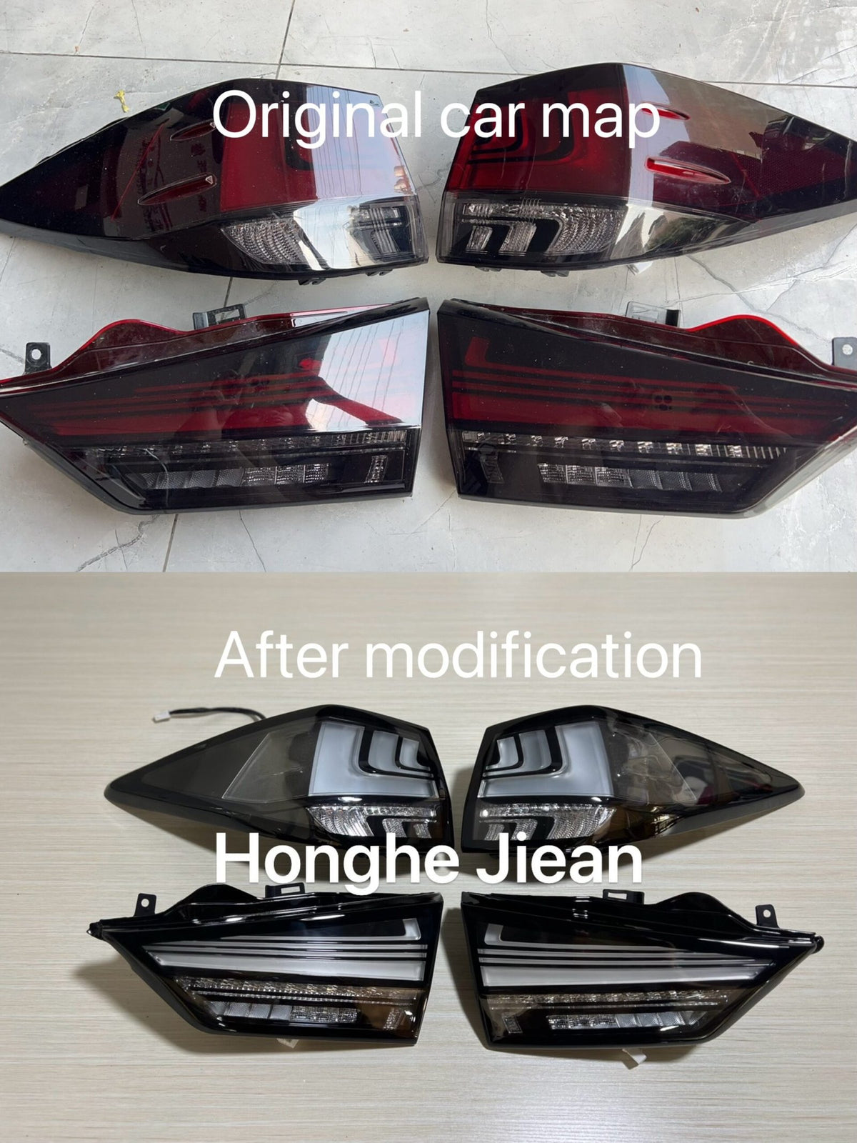 Lexus clear black-housing tail lights by JIEAN Lights – photo 6