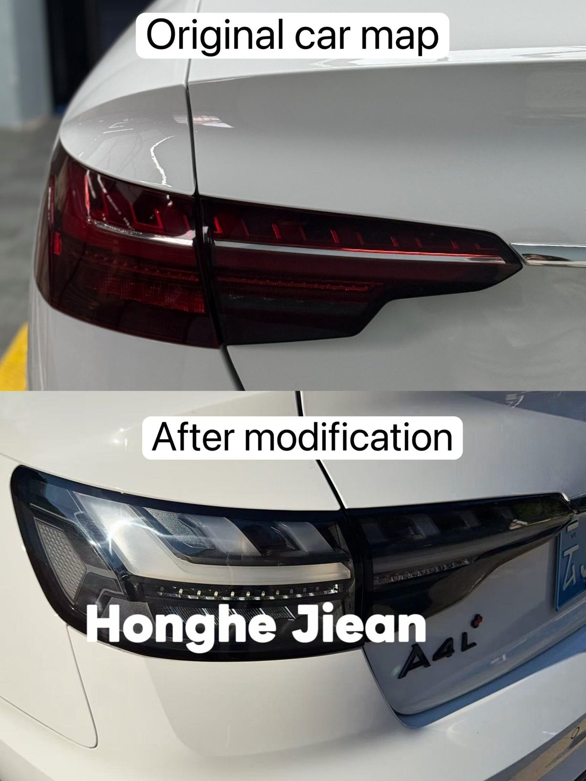 Audi A4 clear venom-style tail lights by JIEAN Lights – photo 6