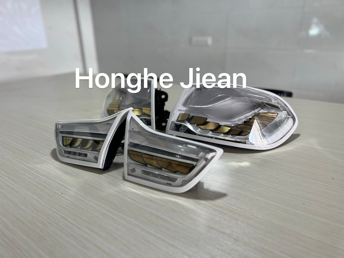 BMW M4 clear white-housing tail lights by JIEAN Lights – photo 6