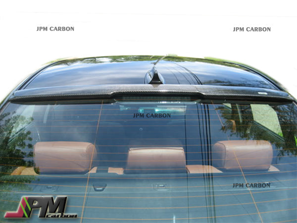 [JPMCarbon] AC Style Carbon Fiber Roof Spoiler Fits For 2004-2009 BMW E60 5-Series Sedan Only