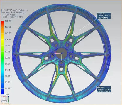 Set of Forged Audi "Q8 E-Tron" Rotor Style Wheels