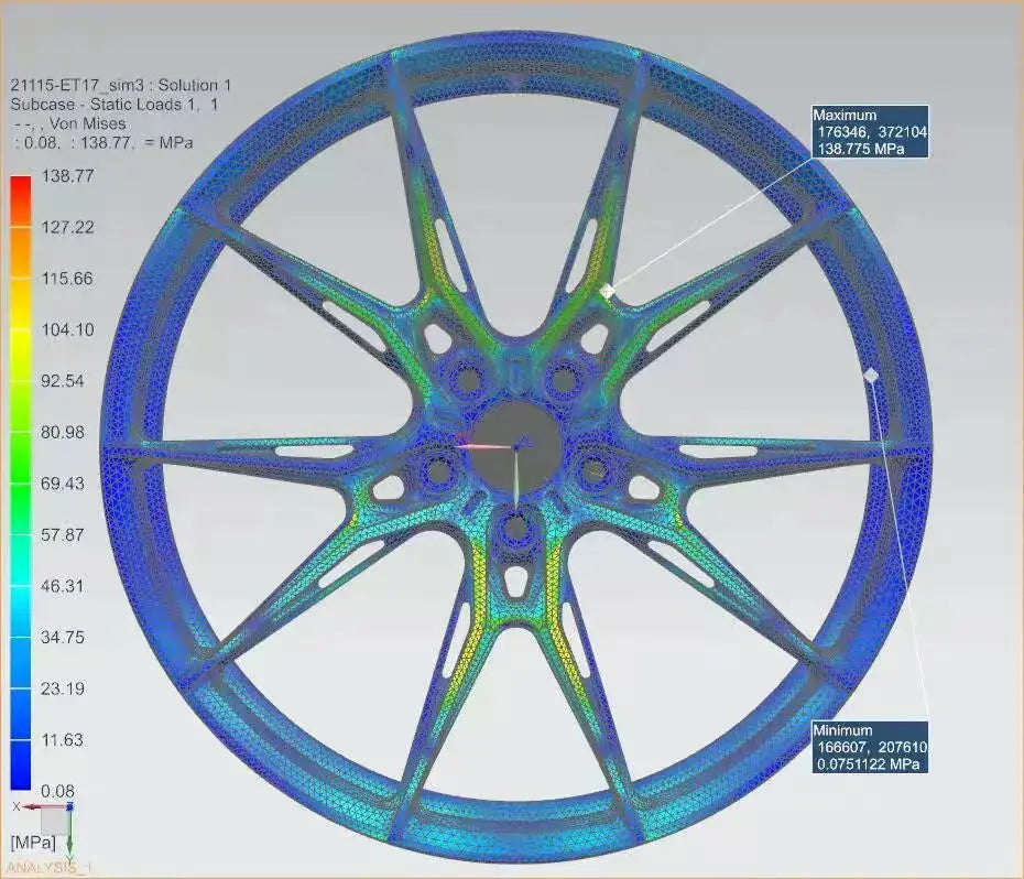 Set of Vorsprung Forged VA-007 Style Wheels